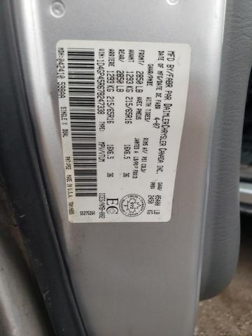 1D4GP45R67B247338 - 2007 DODGE CARAVAN SXT SILVER photo 13