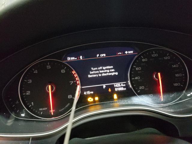 WAUHGAFC7GN001307 - 2016 AUDI A6 PRESTIGE ნაცრისფერი ფოტო 9