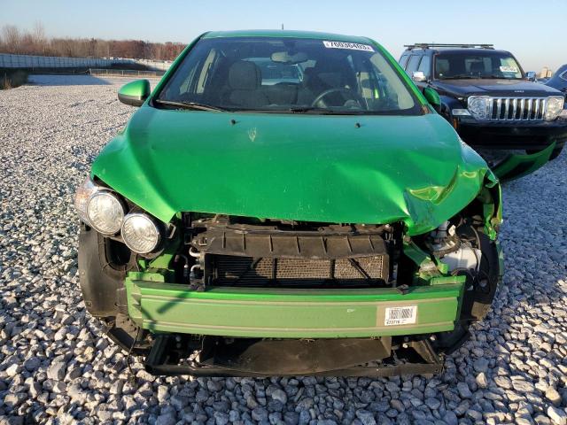 1G1JC6SH7F4135424 - 2015 CHEVROLET SONIC LT GREEN photo 5