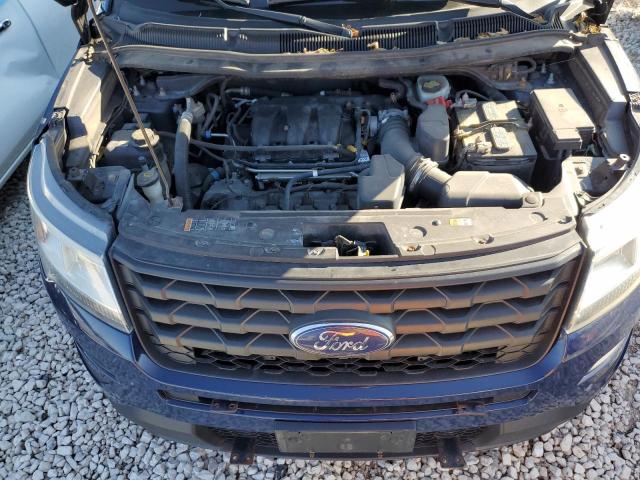 1FM5K8AR0GGA19236 - 2016 FORD EXPLORER POLICE INTERCEPTOR 蓝色 照片 12