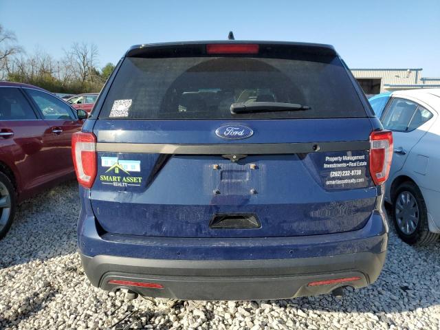 1FM5K8AR0GGA19236 - 2016 FORD EXPLORER POLICE INTERCEPTOR 蓝色 照片 6