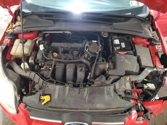 1FADP3F23EL228481 - 2014 FORD FOCUS SE RED photo 11