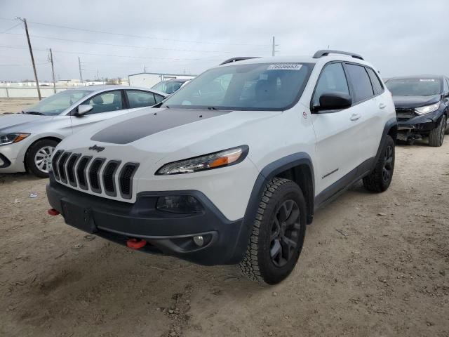 1C4PJMBS7GW277852 - 2016 JEEP CHEROKEE TRAILHAWK WHITE photo 1
