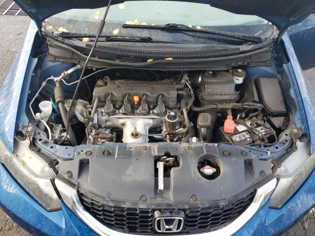 2HGFB2F83FH542941 - 2015 HONDA CIVIC EX BLUE photo 11