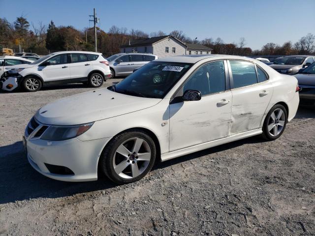 YS3FB49Y781127038 - 2008 SAAB 9-3 2.0T WHITE photo 1