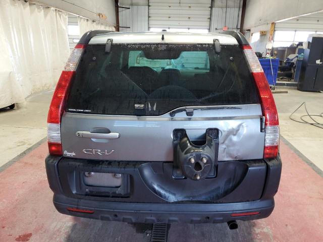 SHSRD78816U440195 - 2006 HONDA CR-V EX GRAY photo 6