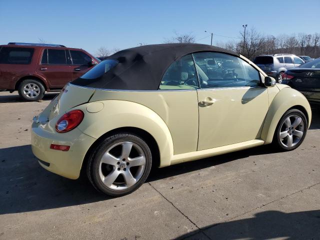 3VWSF31Y96M300622 - 2006 VOLKSWAGEN NEW BEETLE CONVERTIBLE OPTION PACKAGE 2 YELLOW photo 3