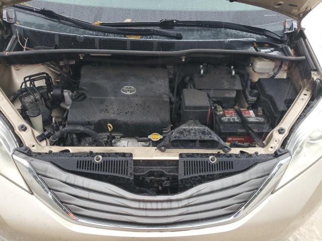 5TDYK3DC0ES493914 - 2014 TOYOTA SIENNA XLE GOLD photo 12