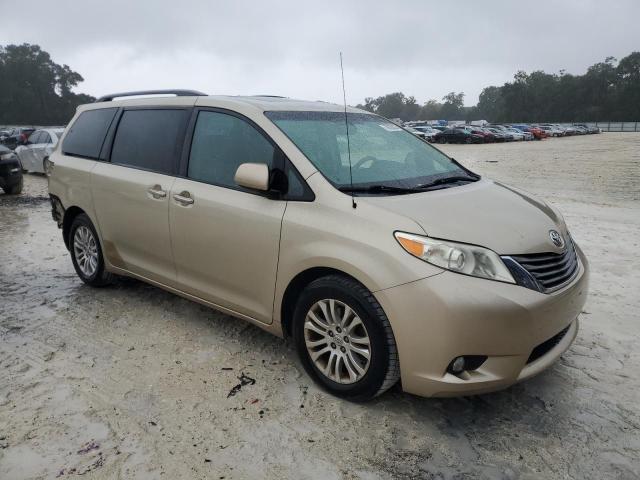 5TDYK3DC0ES493914 - 2014 TOYOTA SIENNA XLE GOLD photo 4