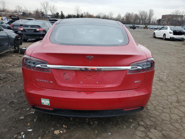 5YJSA1E26GF147246 - 2016 TESLA MODEL S წითელი ფოტო 6
