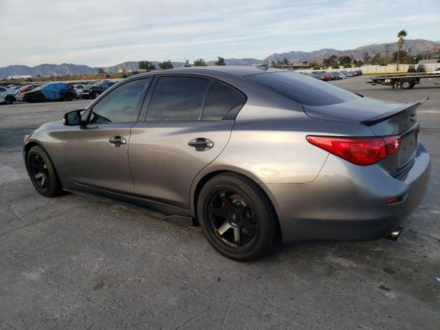 JN1BV7AP9EM679252 - 2014 INFINITI Q50 BASE GRAY photo 2