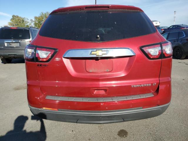 1GNKRGKD4EJ275886 - 2014 CHEVROLET TRAVERSE LT RED photo 6