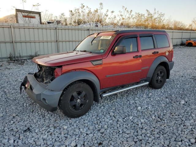 1D8GU28K27W581952 - 2007 DODGE NITRO SXT RED photo 1