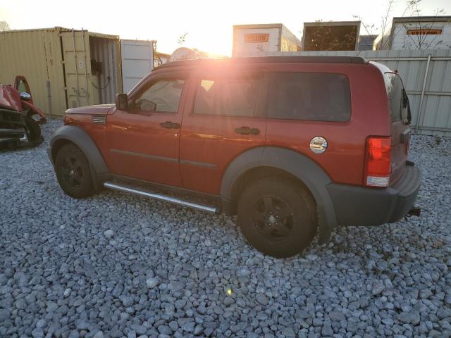 1D8GU28K27W581952 - 2007 DODGE NITRO SXT RED photo 2