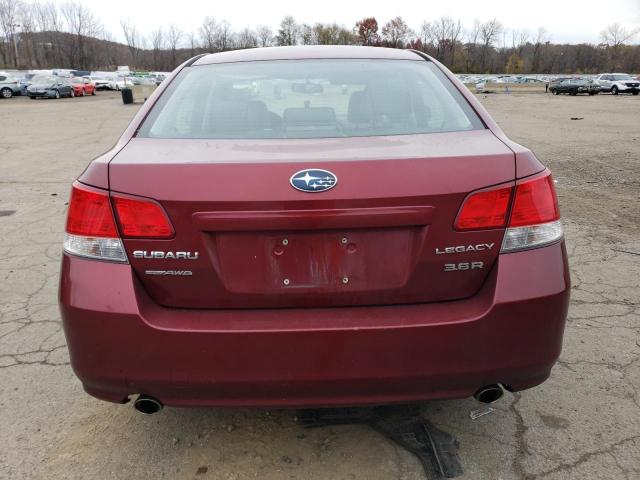 4S3BMDJ64A2237703 - 2010 SUBARU LEGACY 3.6R LIMITED RED photo 6