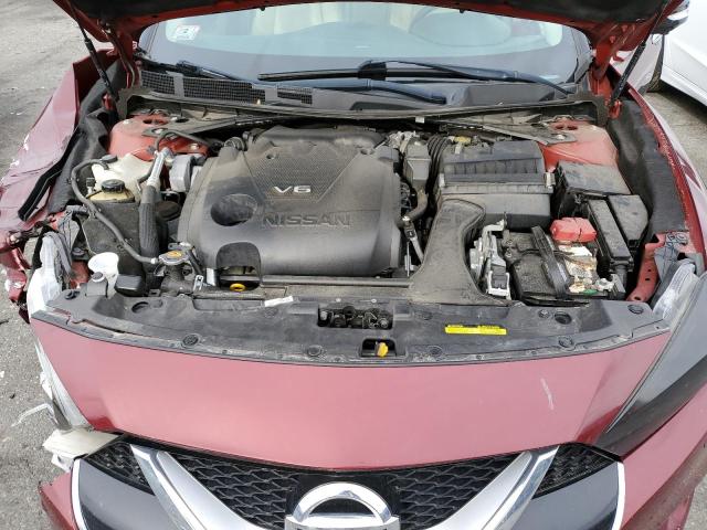 1N4AA6AP3HC424305 - 2017 NISSAN MAXIMA 3.5S BURGUNDY photo 11