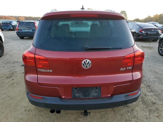 WVGAV7AX1CW079394 - 2012 VOLKSWAGEN TIGUAN S BURGUNDY photo 6