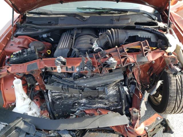 2C3CDZFJXNH255039 - 2022 DODGE CHALLENGER R/T SCAT PACK ORANGE photo 11