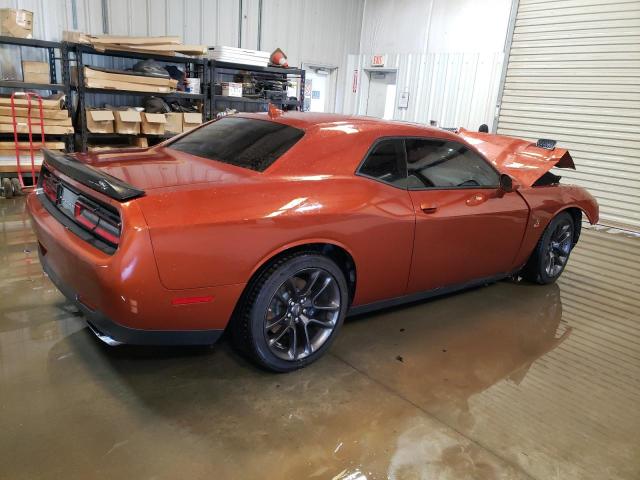 2C3CDZFJXNH255039 - 2022 DODGE CHALLENGER R/T SCAT PACK ORANGE photo 3