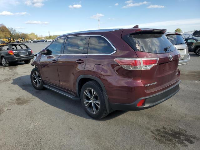 5TDJKRFH2GS329323 - 2016 TOYOTA HIGHLANDER XLE 红色 照片 2