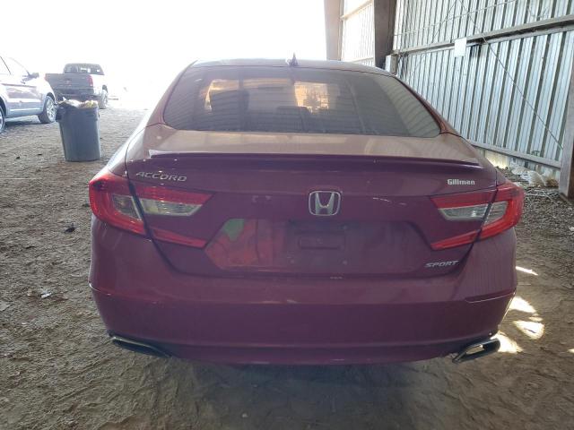 1HGCV1F31JA214594 - 2018 HONDA ACCORD SPORT RED photo 6