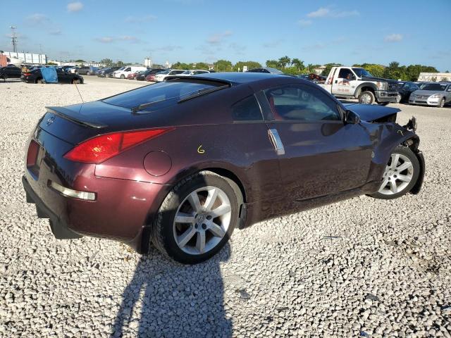 JN1AZ34D13T119285 - 2003 NISSAN 350Z COUPE PURPLE photo 3