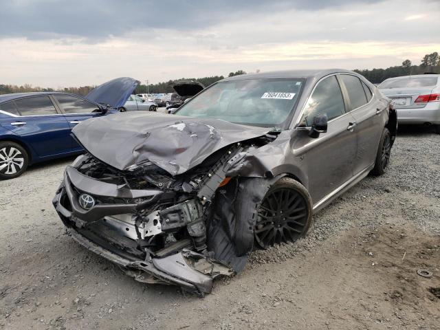 4T1G11AK7PU753430 - 2023 TOYOTA CAMRY SE NIGHT SHADE GRAY photo 1