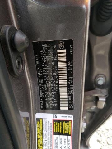 4T1G11AK7PU753430 - 2023 TOYOTA CAMRY SE NIGHT SHADE GRAY photo 12