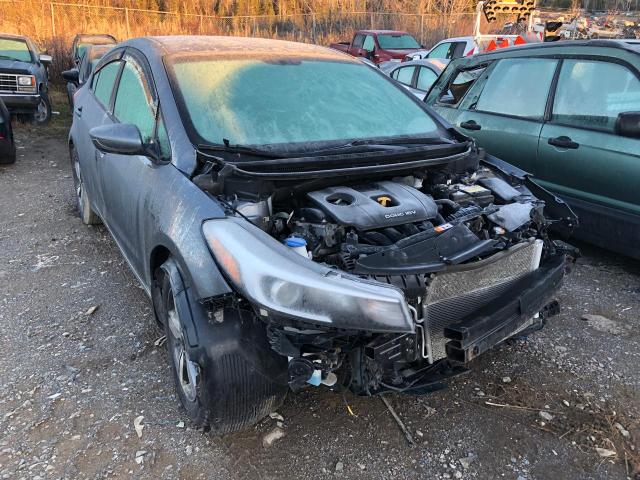 3KPFL4A73JE191703 - 2018 KIA FORTE LX GRAY photo 4