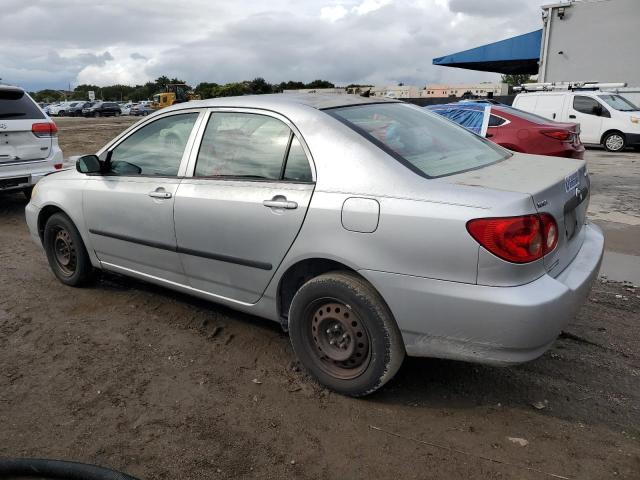 JTDBR32E270101916 - 2007 TOYOTA COROLLA CE SILVER photo 2