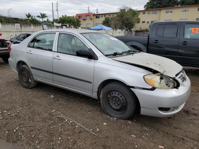 JTDBR32E270101916 - 2007 TOYOTA COROLLA CE SILVER photo 4