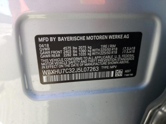 WBXHU7C32J5L07263 - 2018 BMW X1 SDRIVE28I SILVER photo 13