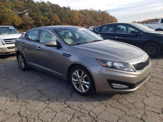 5XXGN4A75DG187467 - 2013 KIA OPTIMA EX GRAY photo 4