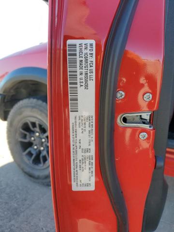 1C6RR7GT1MS584352 - 2021 RAM 1500 CLASS SLT წითელი ფოტო 12