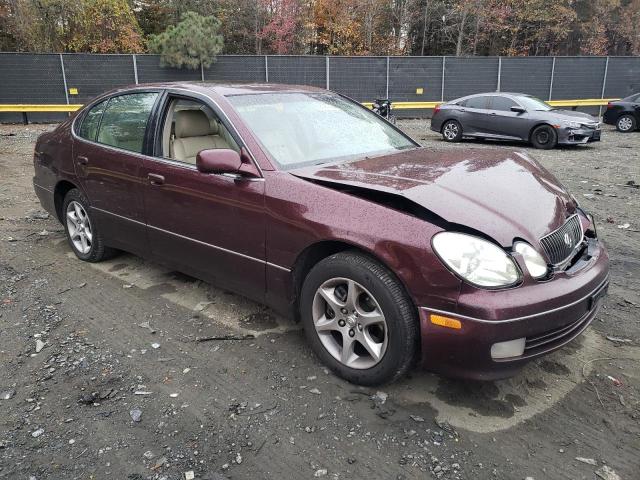 JT8BD69S040194859 - 2004 LEXUS GS 300 BURGUNDY photo 4