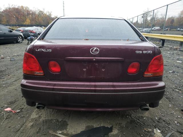 JT8BD69S040194859 - 2004 LEXUS GS 300 BURGUNDY photo 6