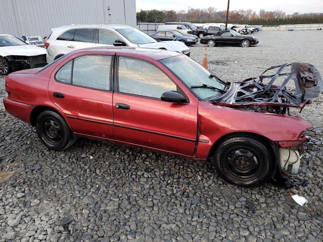 1Y1SK5289SZ047170 - 1995 GEO PRIZM LSI RED photo 4