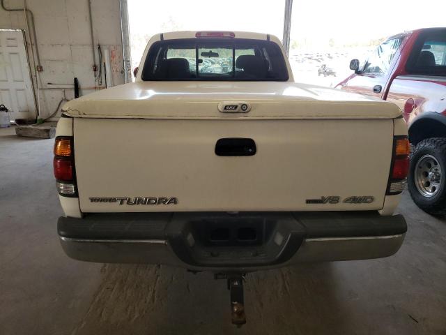 5TBBT441X4S452379 - 2004 TOYOTA TUNDRA ACCESS CAB SR5 WHITE photo 6