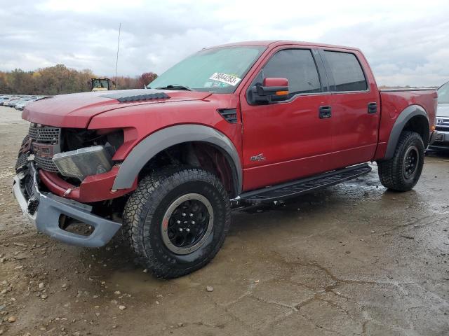 1FTFW1R66EFA22711 - 2014 FORD F150 SVT RAPTOR RED photo 1