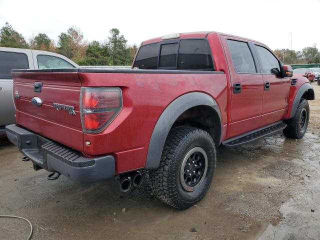 1FTFW1R66EFA22711 - 2014 FORD F150 SVT RAPTOR RED photo 3