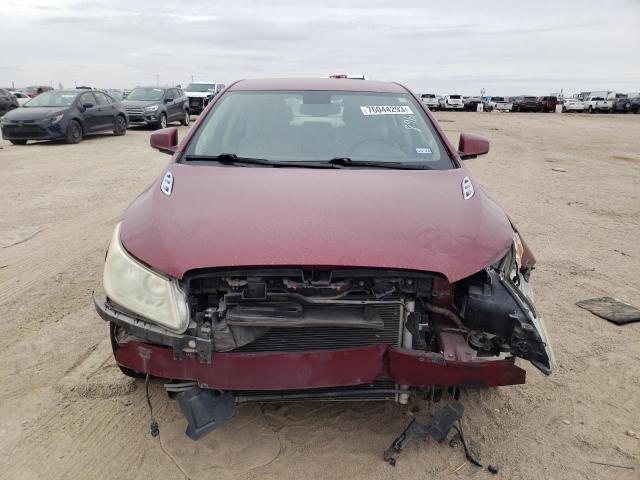 1G4GE5EV0AF308961 - 2010 BUICK LACROSSE CXS MAROON photo 5