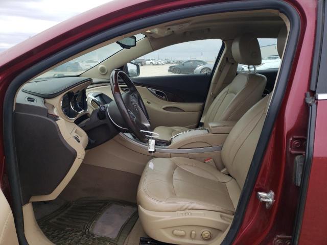 1G4GE5EV0AF308961 - 2010 BUICK LACROSSE CXS MAROON photo 7