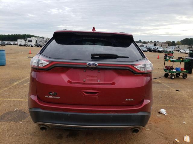 2FMPK3J84JBC00518 - 2018 FORD EDGE SEL RED photo 6