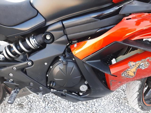 JKAEXEE19EDA17005 - 2014 KAWASAKI EX650 E ORANGE photo 7