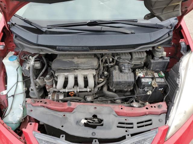 JHMGE8H5XBS003461 - 2011 HONDA FIT SPORT RED photo 11