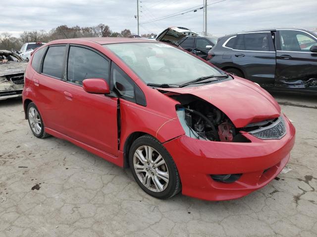 JHMGE8H5XBS003461 - 2011 HONDA FIT SPORT RED photo 4