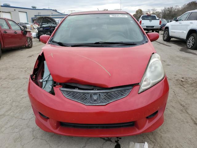 JHMGE8H5XBS003461 - 2011 HONDA FIT SPORT RED photo 5