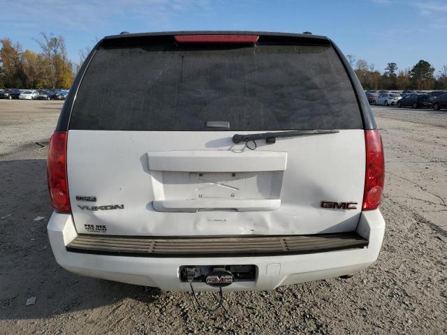 1GKFC130X7R261004 - 2007 GMC YUKON WHITE photo 6