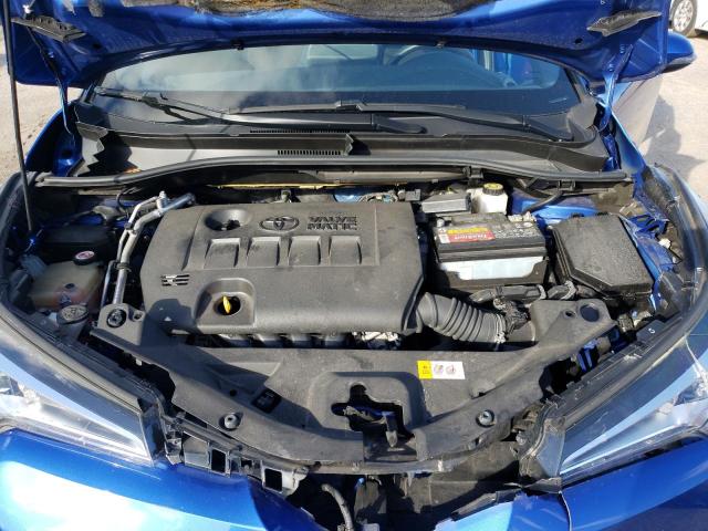 JTNKHMBX7K1022718 - 2019 TOYOTA C-HR XLE BLUE photo 12