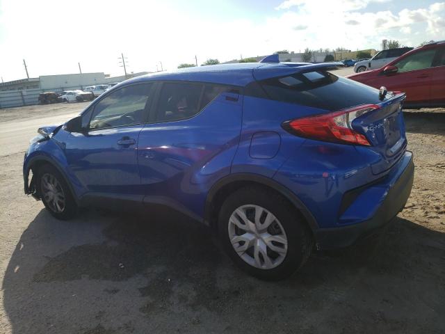 JTNKHMBX7K1022718 - 2019 TOYOTA C-HR XLE BLUE photo 2